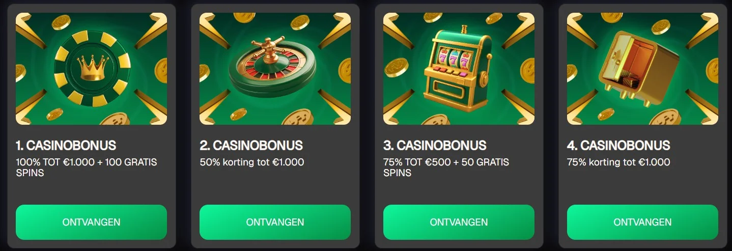 USpin Casino Welkomstbonus
